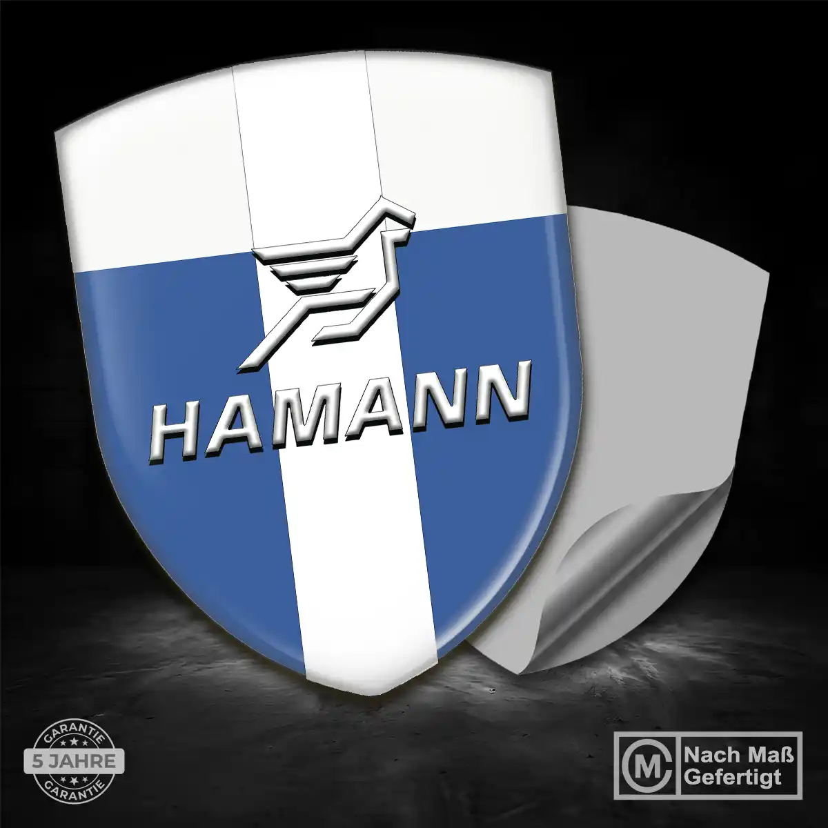 Hamann Silikon Aufkleber Embleme Interieurdesign