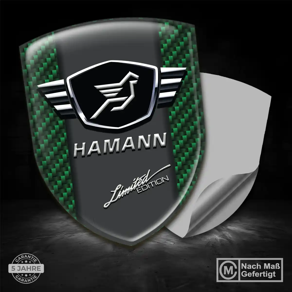 Hamann Silikon Aufkleber Embleme Limitierte Auflage