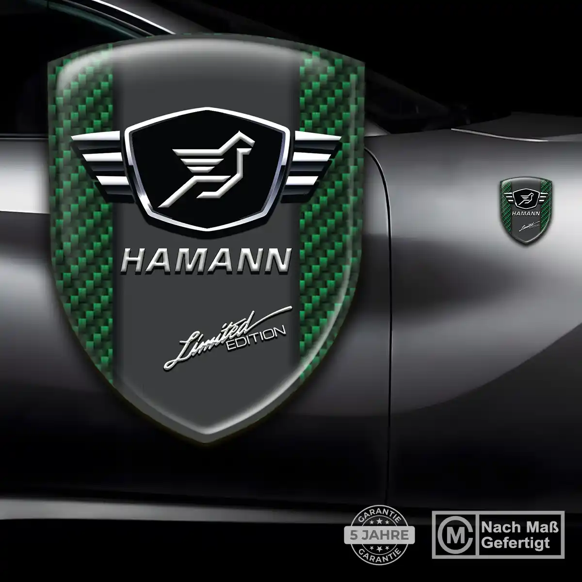 Hamann Silikon Aufkleber Embleme Limitierte Auflage