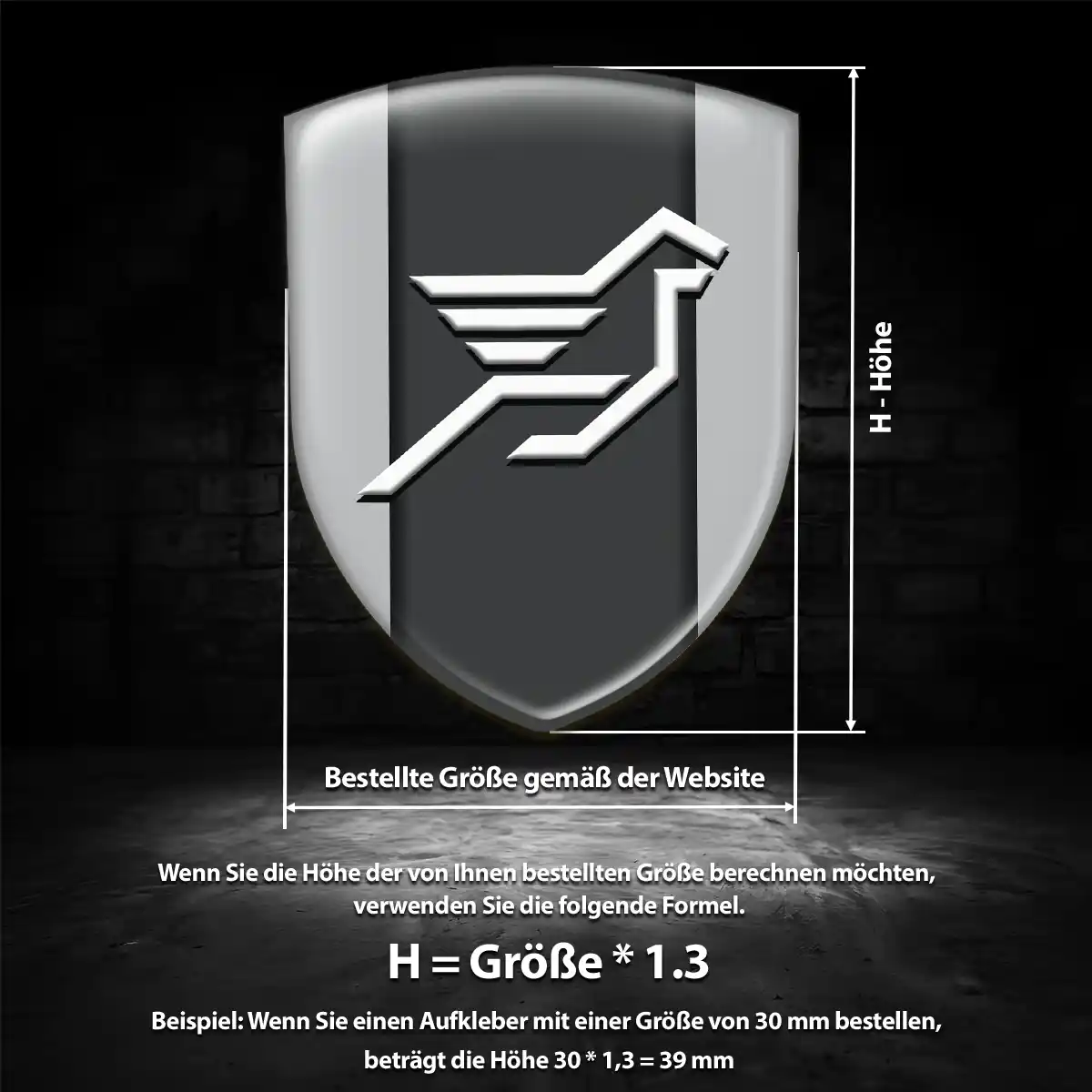 Hamann Silikon Aufkleber Embleme Modernes Design