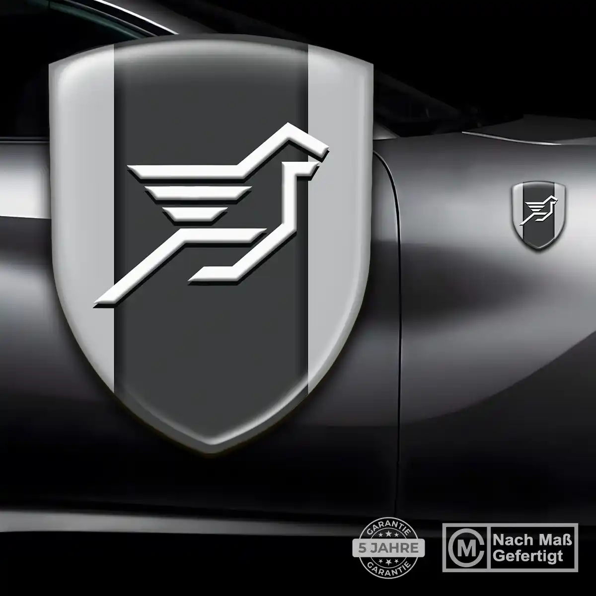 Hamann Silikon Aufkleber Embleme Modernes Design
