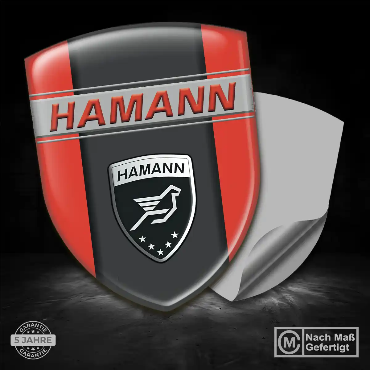 Hamann Silikon Aufkleber Embleme Spitzenqualität