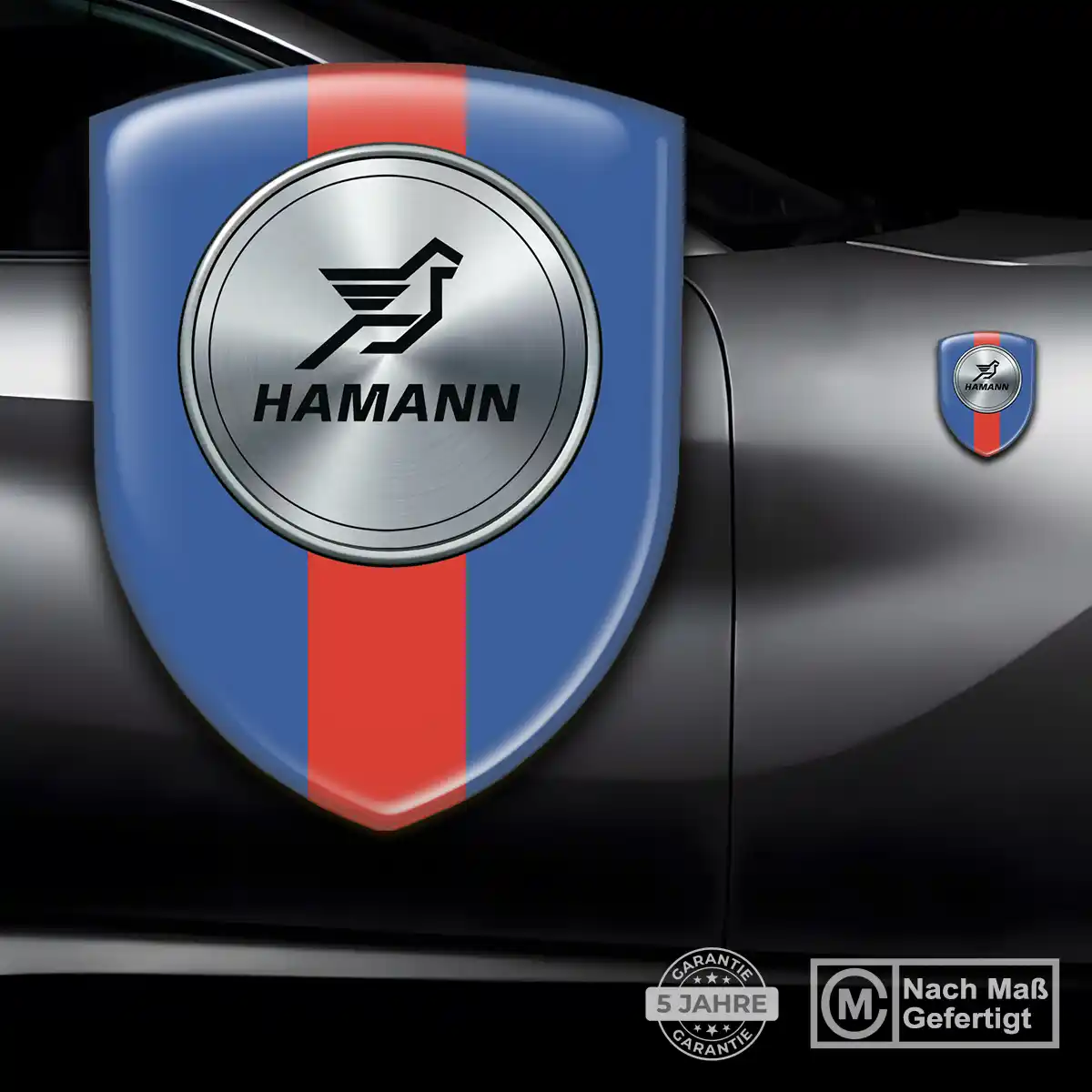 Hamann Silikon Aufkleber Premiumqualität