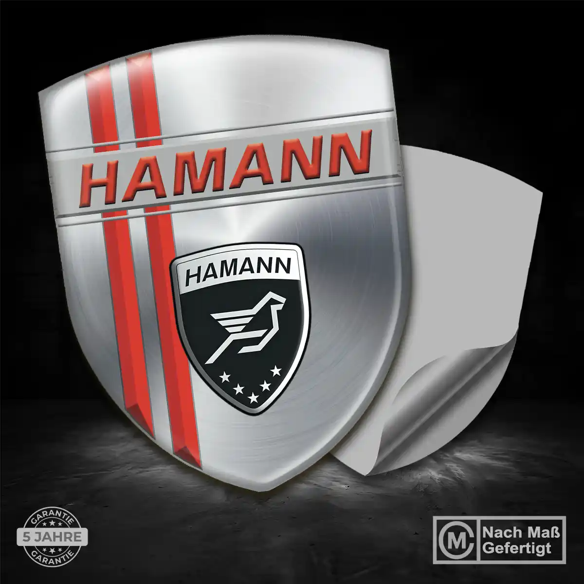 Hamann Silikon Aufkleber Wappen Anspruchsvolles Design