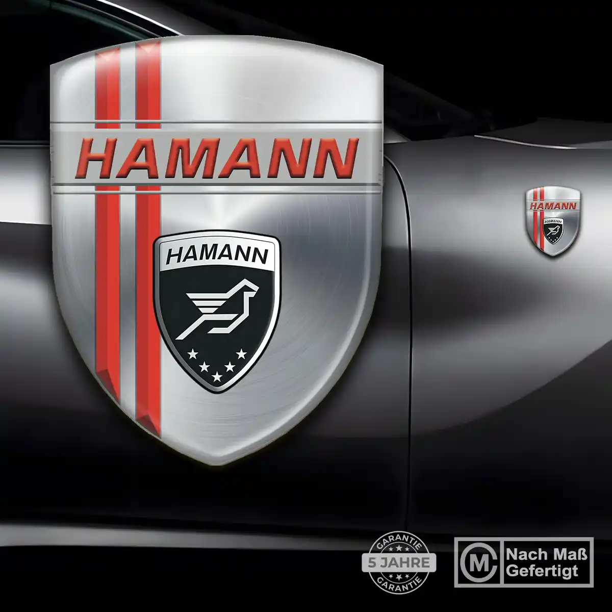 Hamann Silikon Aufkleber Wappen Anspruchsvolles Design