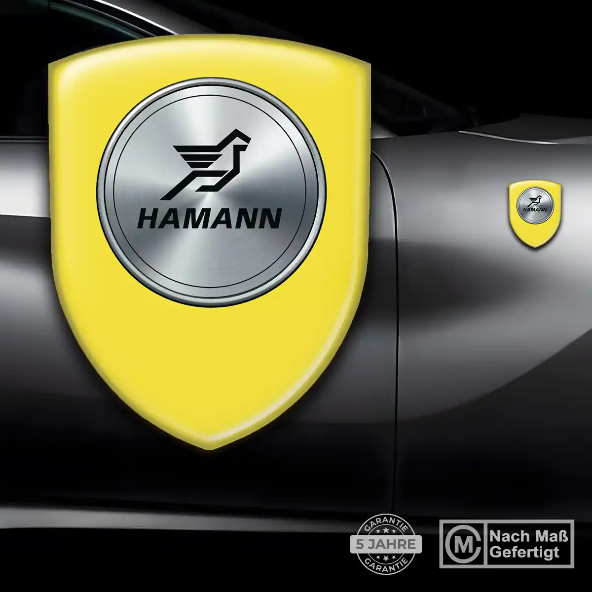 Hamann Silikon Aufkleber Wappen Auto Exterieurdesign