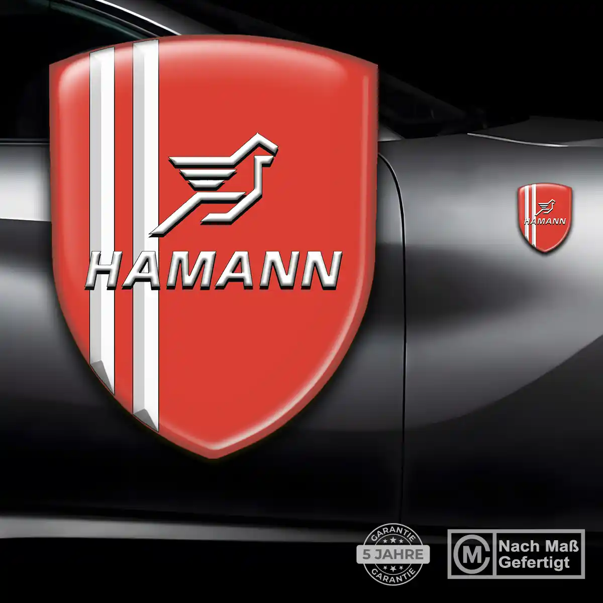 Hamann Silikon Aufkleber Wappen Auto Höchste Qualität