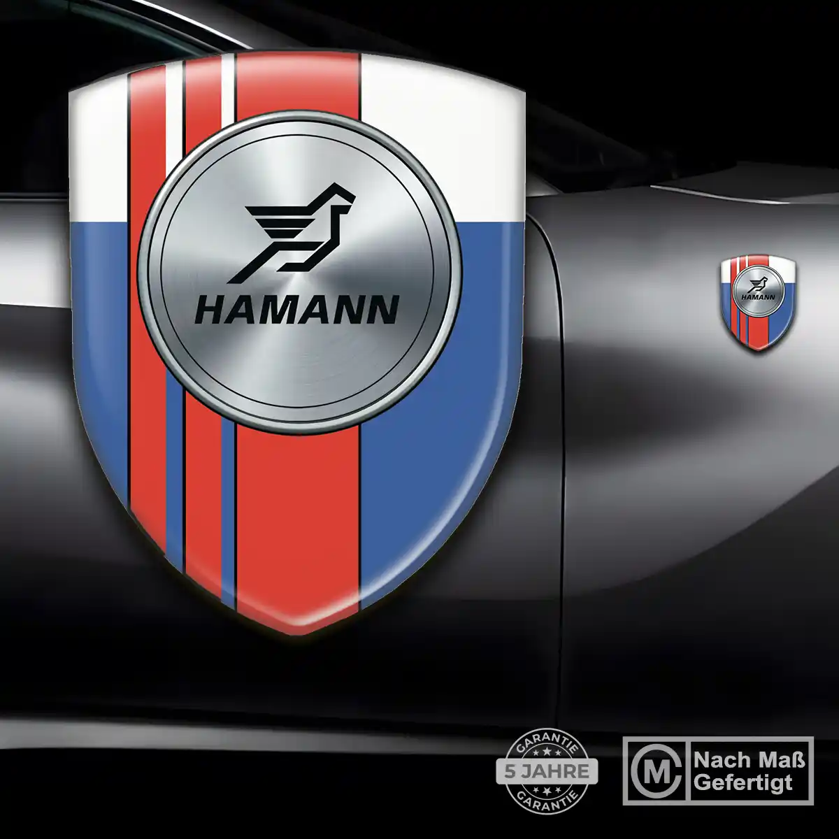 Hamann Silikon Aufkleber Wappen Auto Hochwertiges Harz