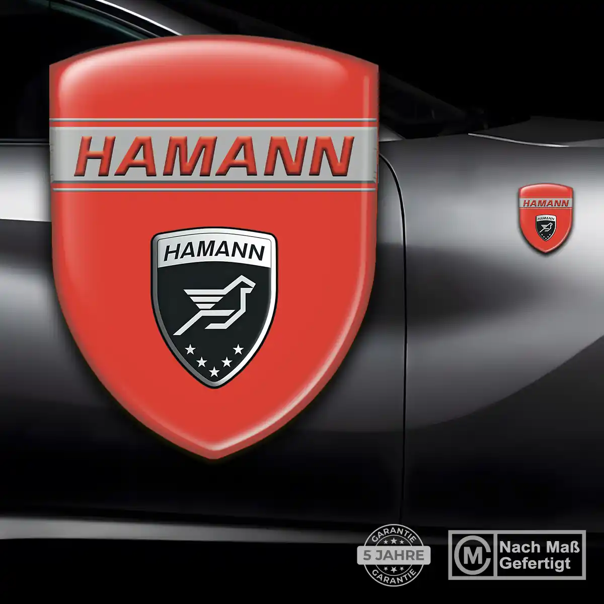 Hamann Silikon Aufkleber Wappen Auto Interieurdesign