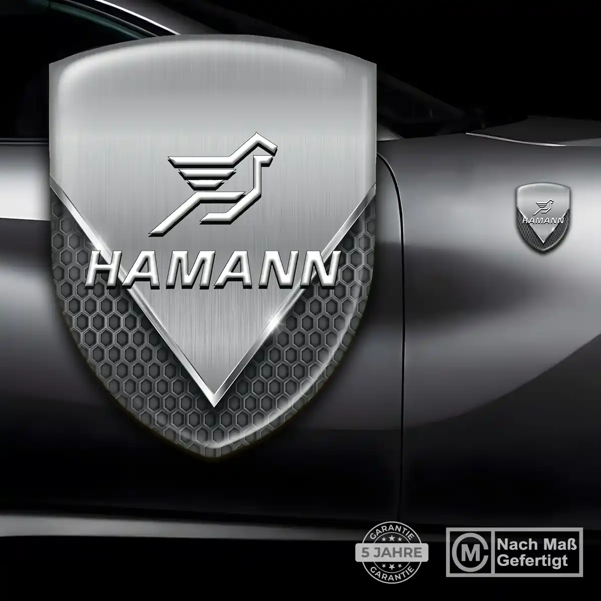 Hamann Silikon Aufkleber Wappen Auto Limitierte Auflage
