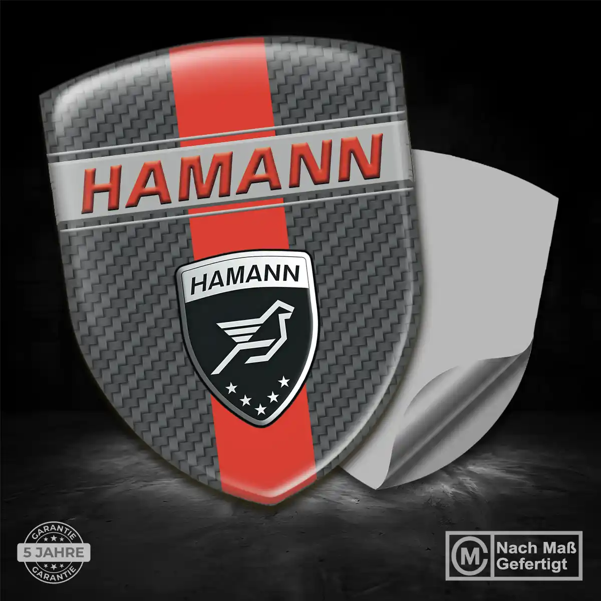 Hamann Silikon Aufkleber Wappen Auto Spitzenqualität