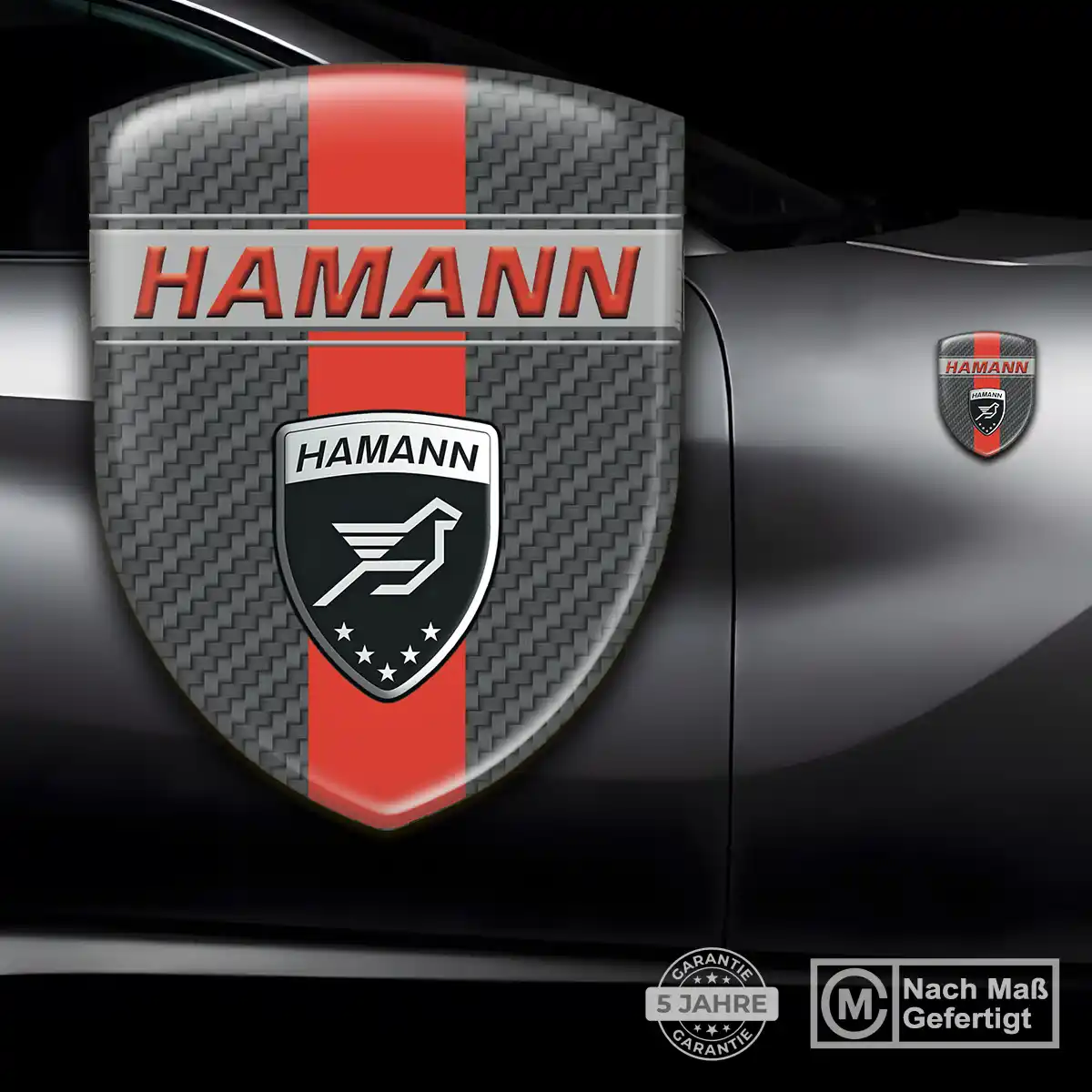 Hamann Silikon Aufkleber Wappen Auto Spitzenqualität