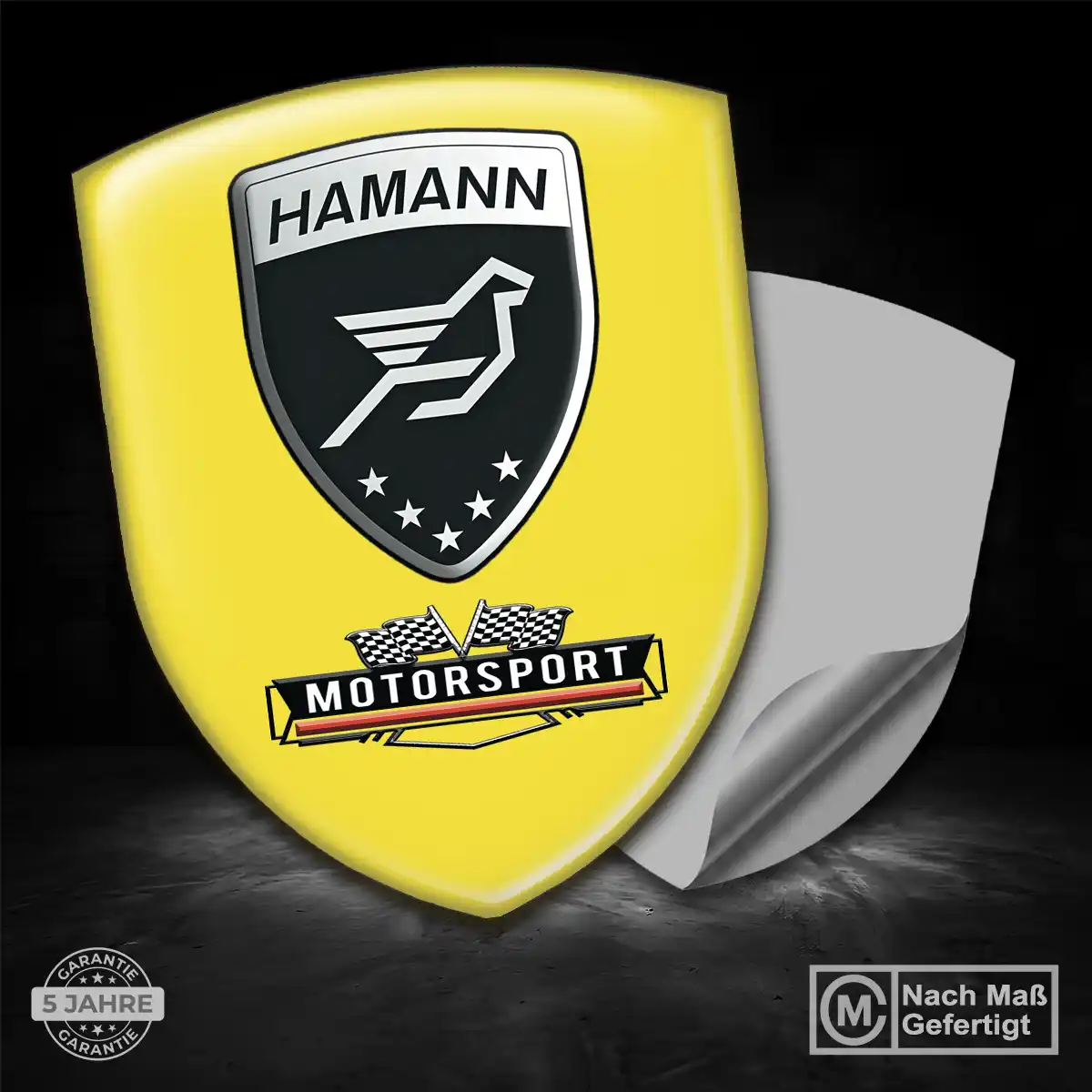 Hamann Silikon Aufkleber Wappen Edles Design