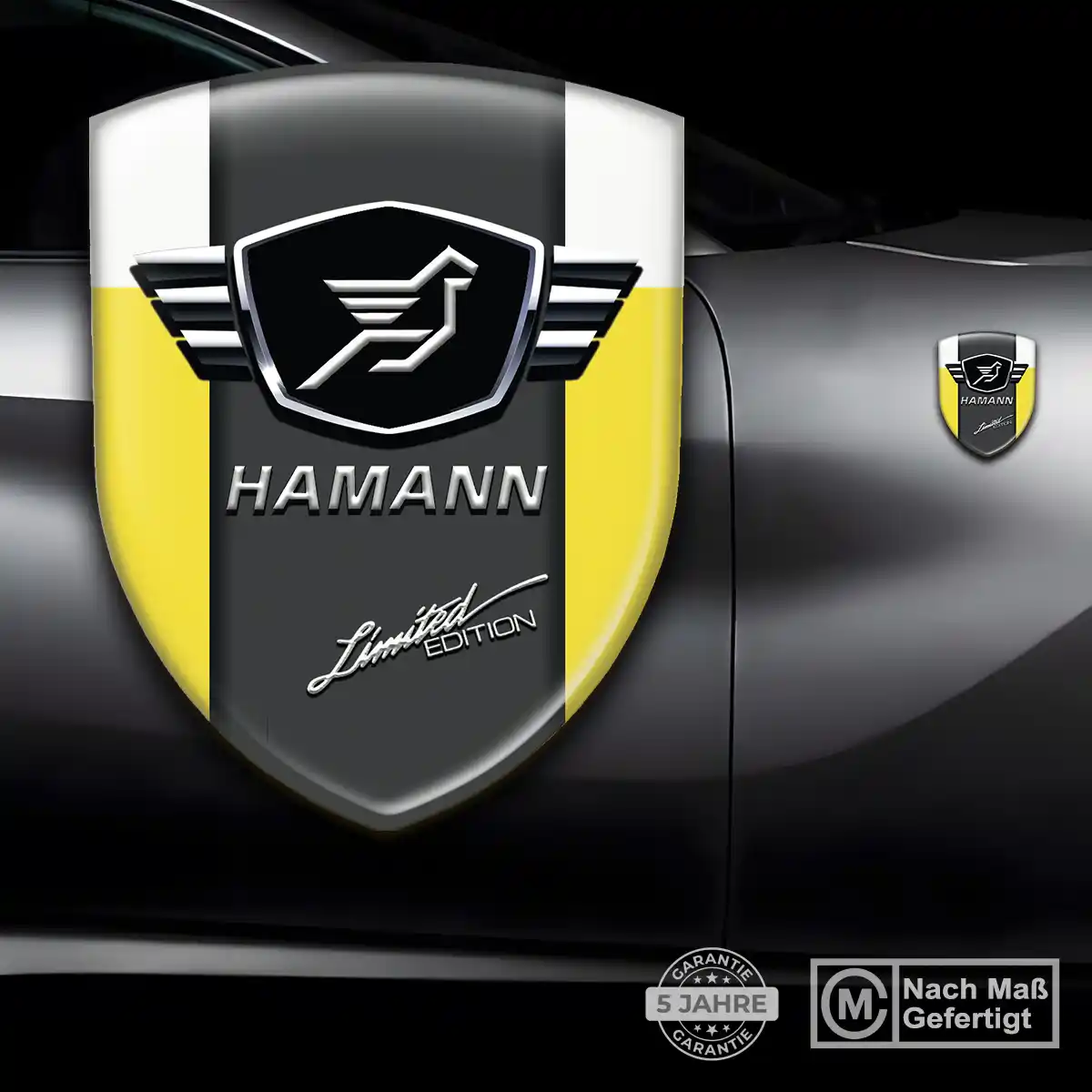 Hamann Silikon Aufkleber Wappen Exterieurdesign