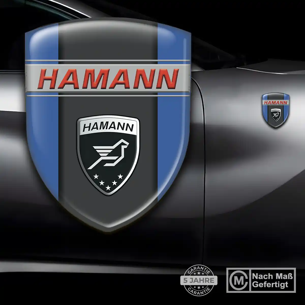 Hamann Silikon Aufkleber Wappen Höchste Qualität