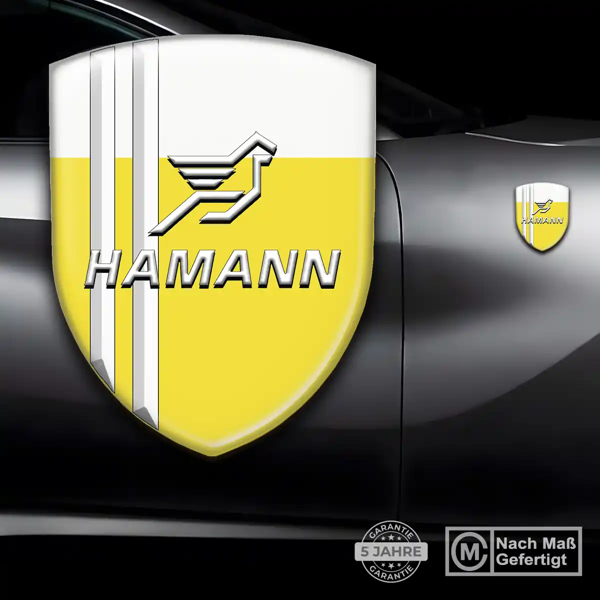 Hamann Silikon Aufkleber Wappen Hochwertiges Harz