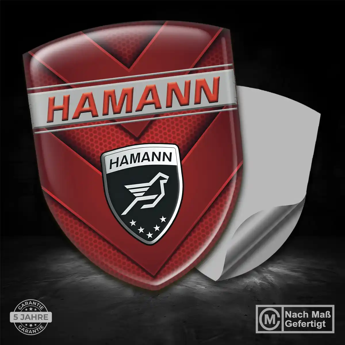 Hamann Silikon Aufkleber Wappen Luxus-Edition