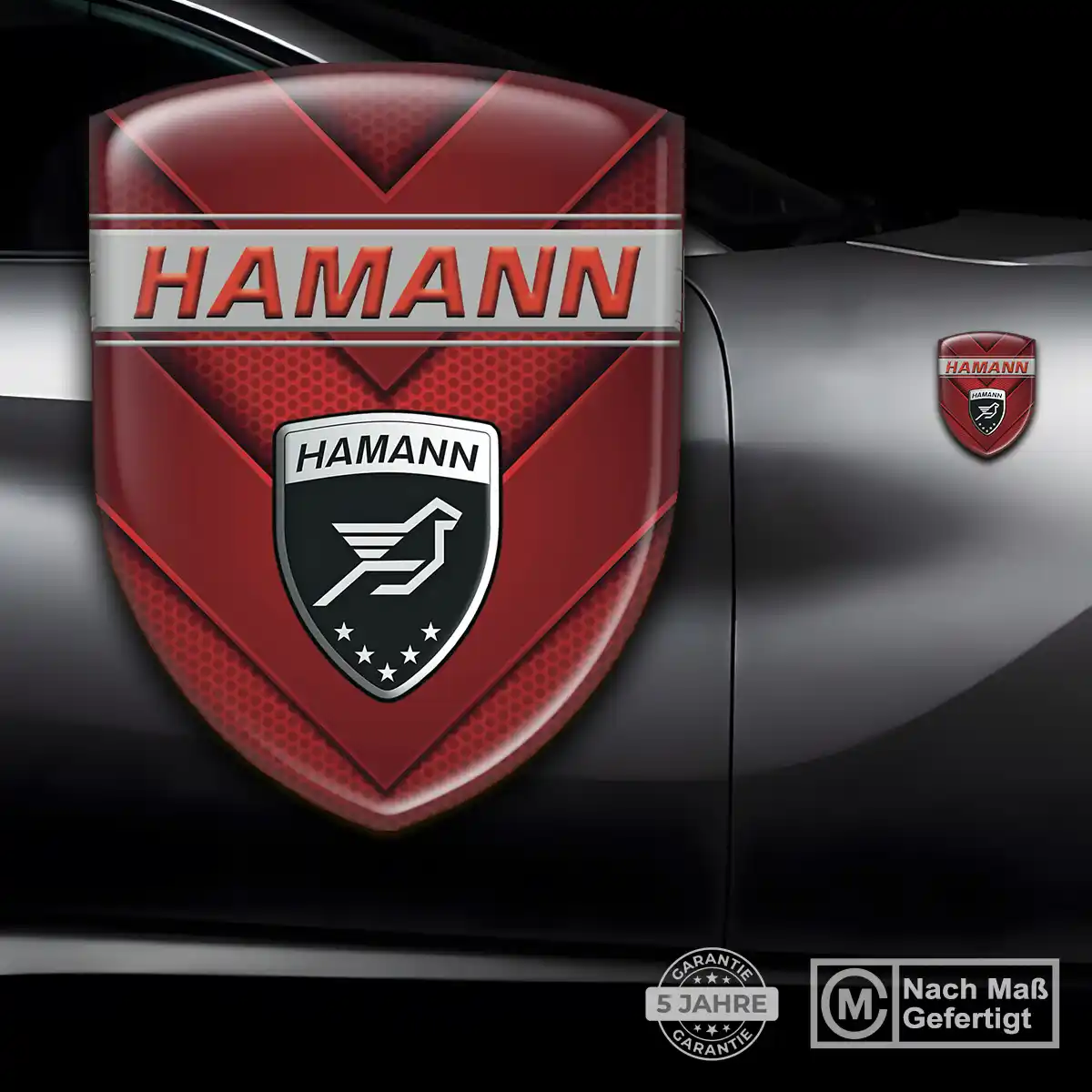 Hamann Silikon Aufkleber Wappen Luxus-Edition