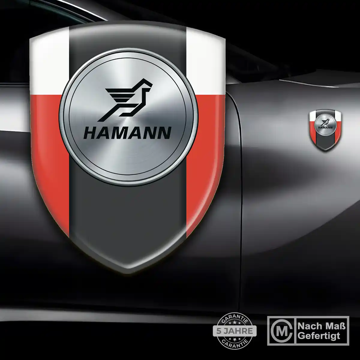 Hamann Wappen Aufkleber Anspruchsvolles Design