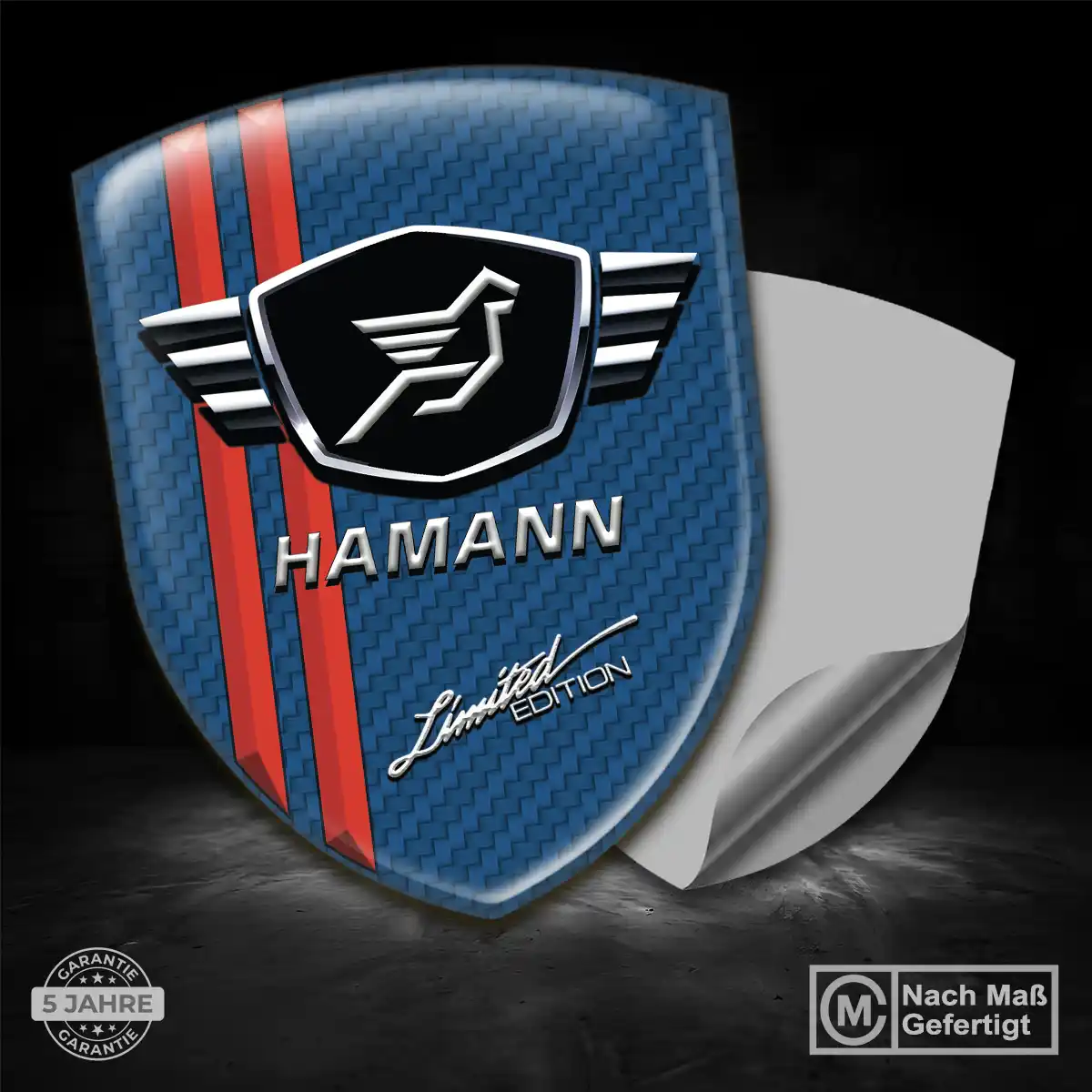 Hamann Wappen Aufkleber Auto Ausdrucksstarkes Design