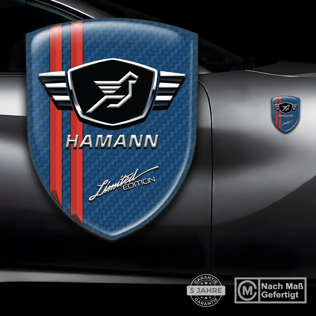 Hamann Wappen Aufkleber Auto Ausdrucksstarkes Design