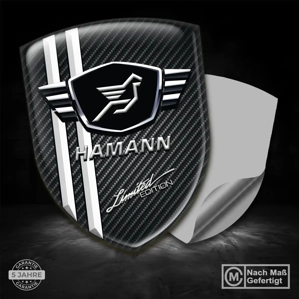 Hamann Wappen Aufkleber Auto Erstklassige Qualität