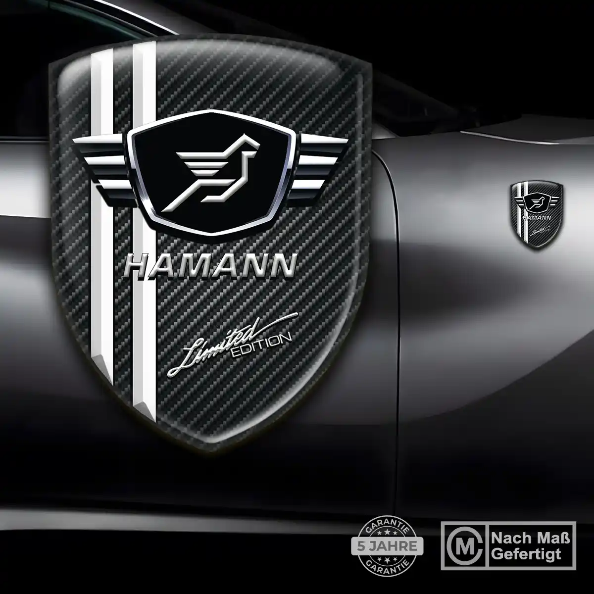 Hamann Wappen Aufkleber Auto Erstklassige Qualität