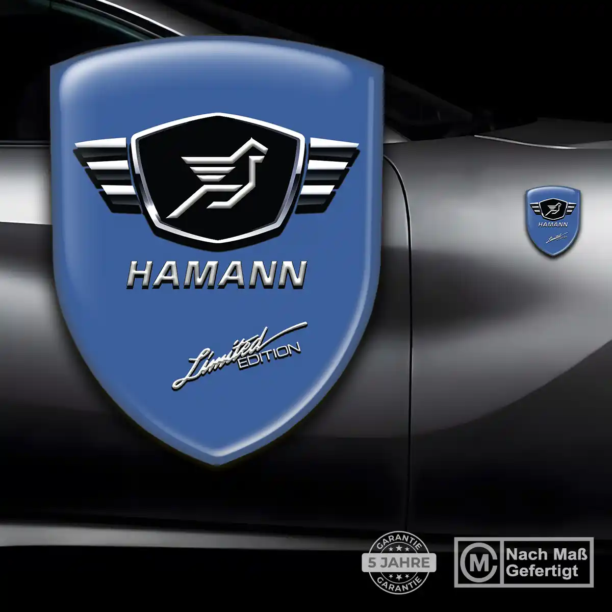 Hamann Wappen Aufkleber Auto Hochwertiges Harz
