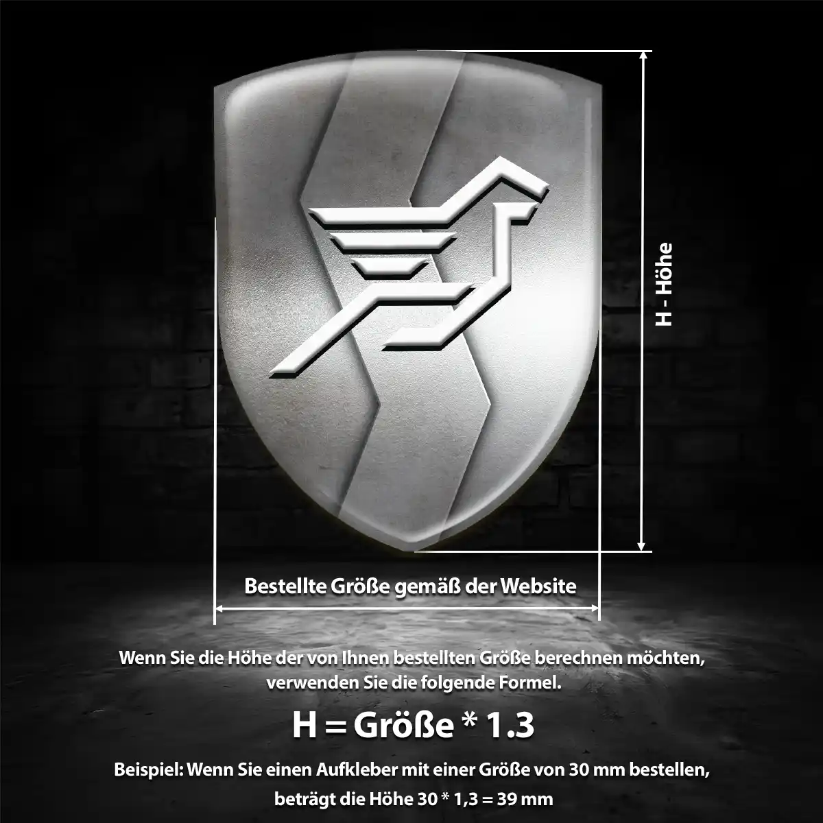 Hamann Wappen Aufkleber Auto Hohe Qualität