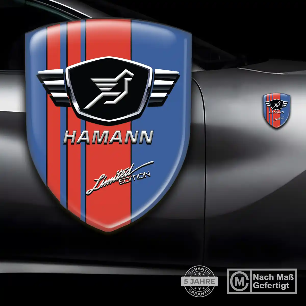 Hamann Wappen Aufkleber Auto Interieurdesign