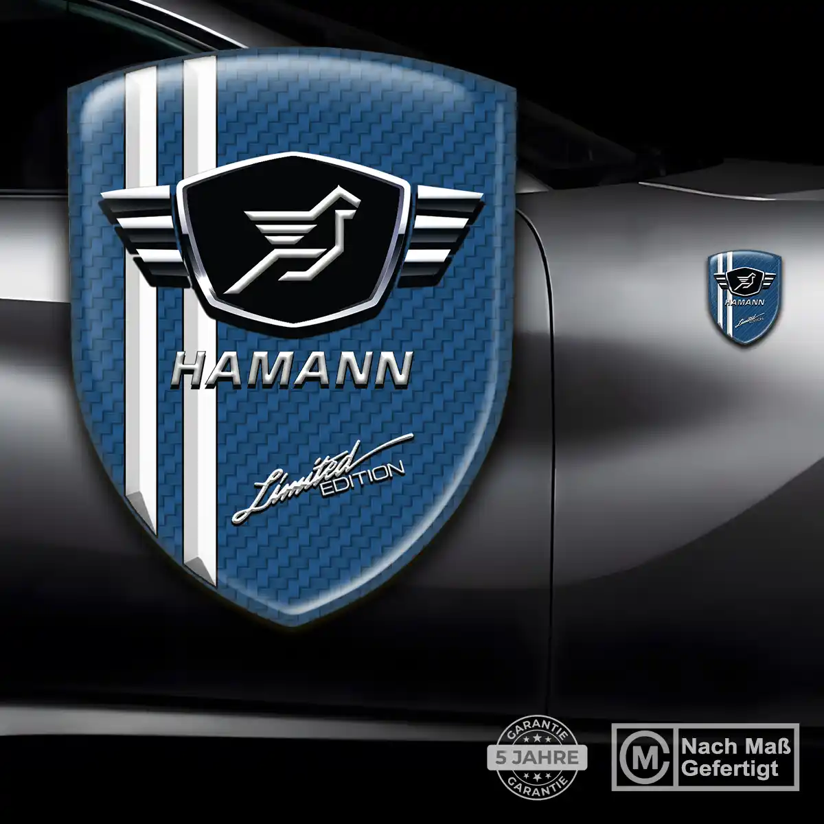 Hamann Wappen Aufkleber Auto Premium-Edition
