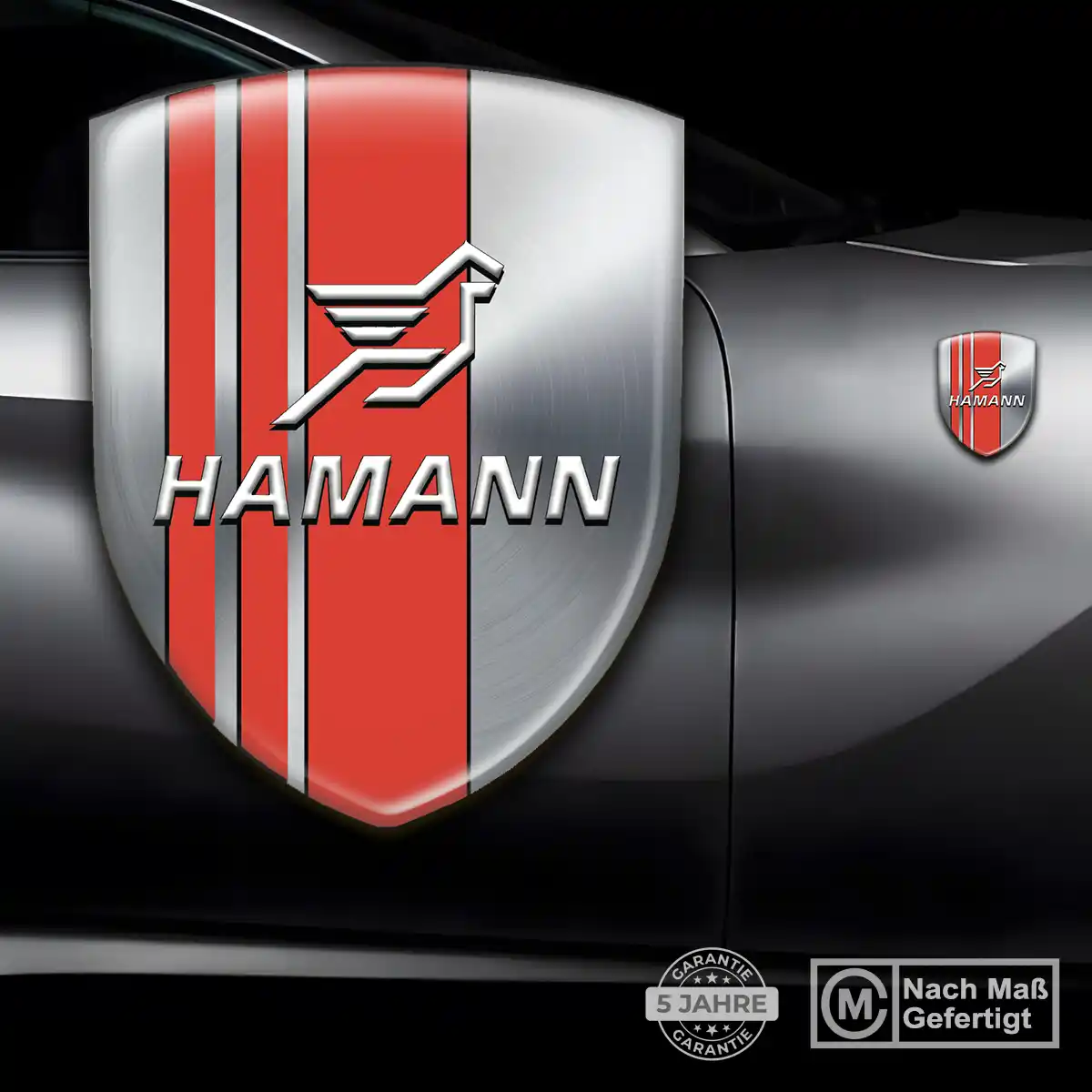 Hamann Wappen Aufkleber Auto Premiumqualität