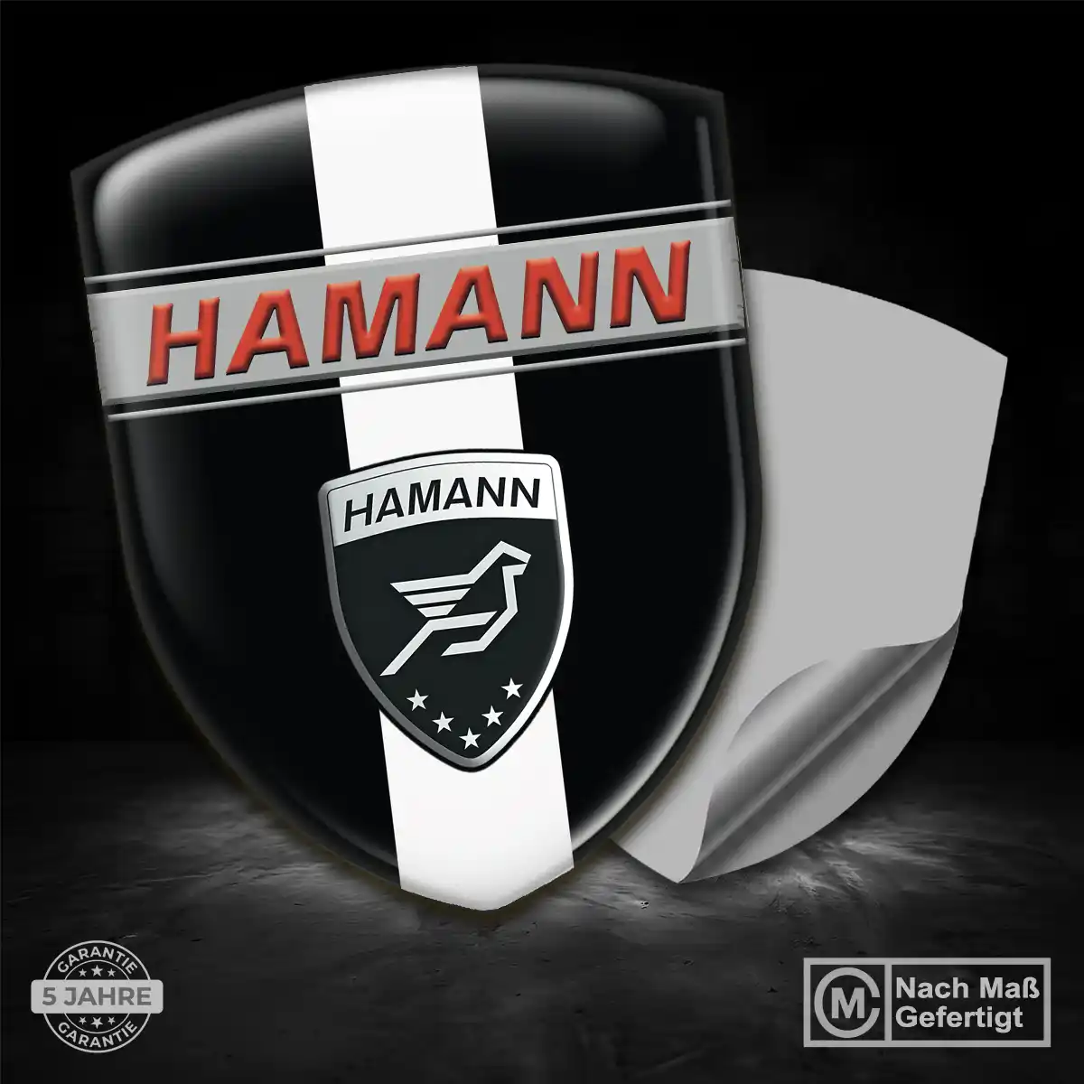 Hamann Wappen Aufkleber Auto Tuningfahrzeug