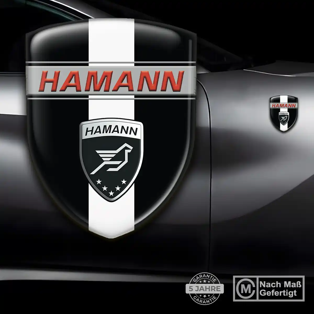 Hamann Wappen Aufkleber Auto Tuningfahrzeug
