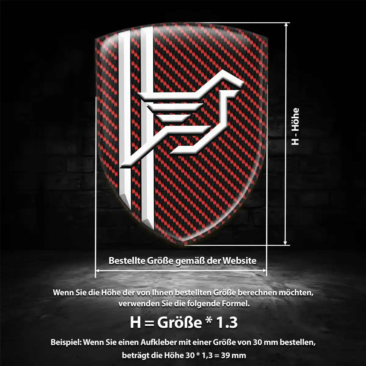 Hamann Wappen Aufkleber Edles Design
