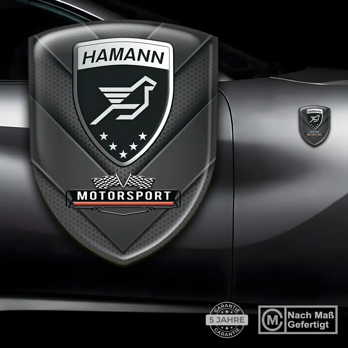 Hamann Wappen Aufkleber Elegantes Design