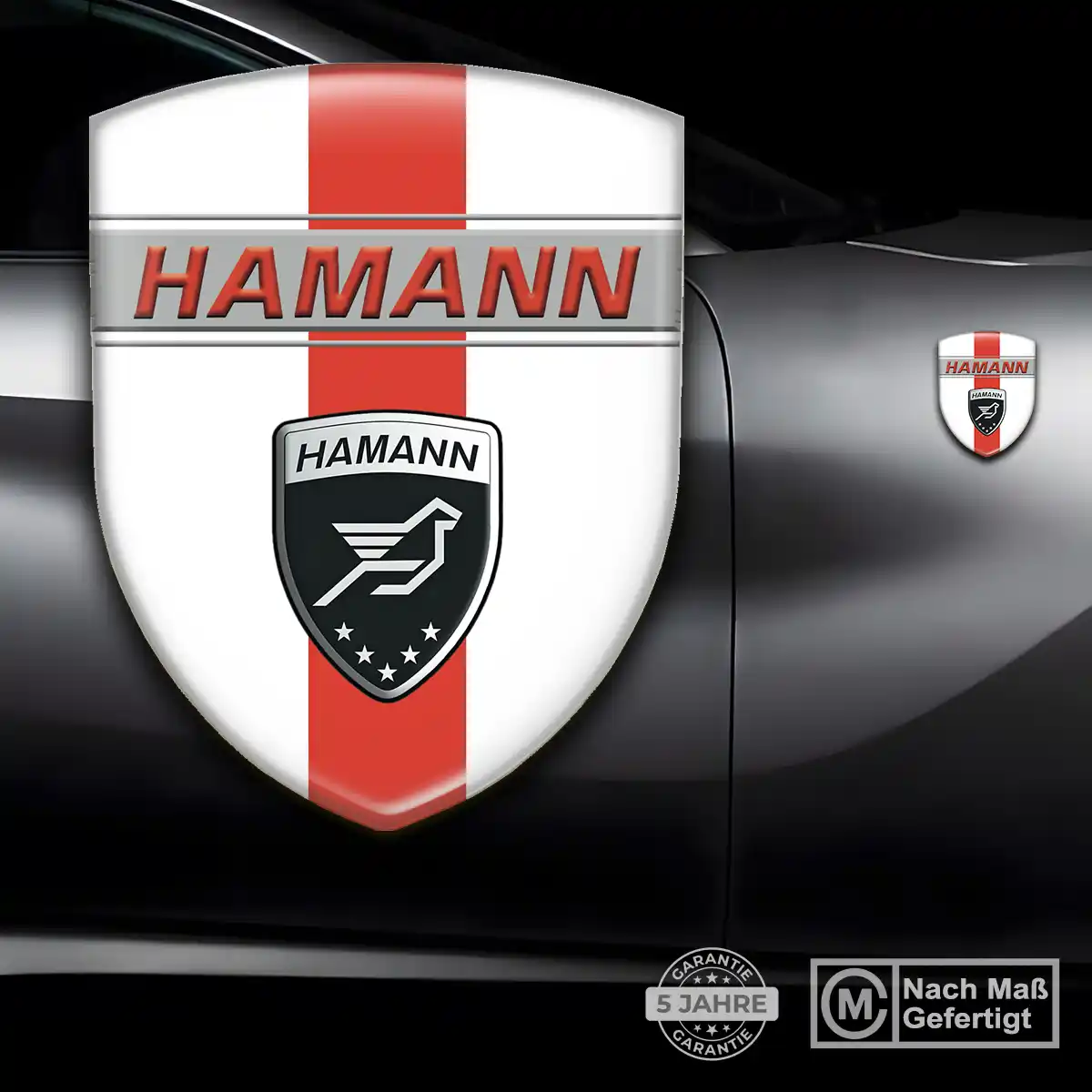 Hamann Wappen Aufkleber Emblem Anspruchsvolles Design