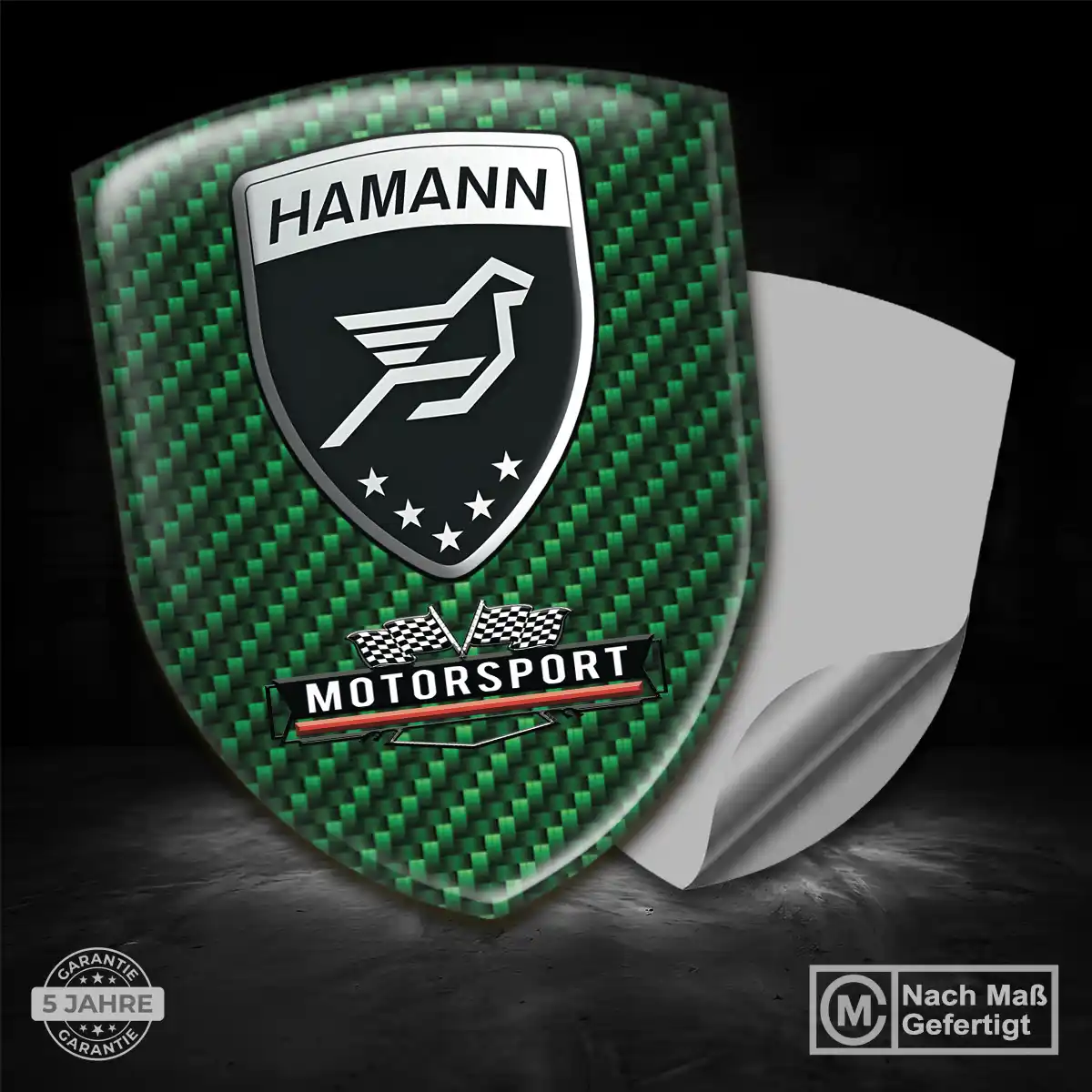 Hamann Wappen Aufkleber Emblem Auto Edles Design