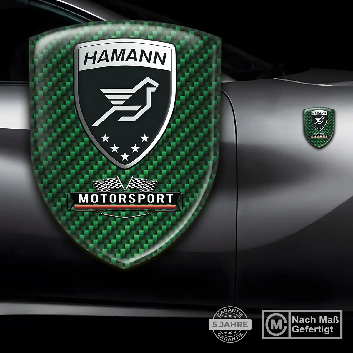 Hamann Wappen Aufkleber Emblem Auto Edles Design