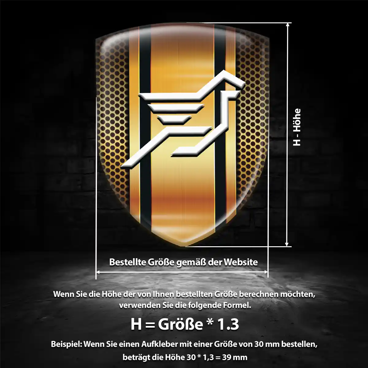 Hamann Wappen Aufkleber Emblem Auto Elegantes Design