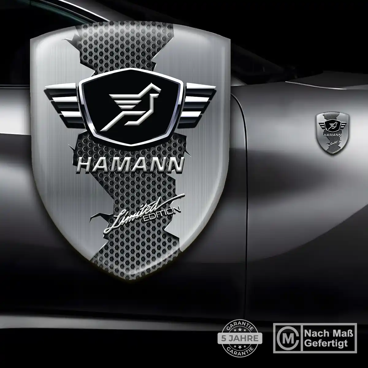 Hamann Wappen Aufkleber Emblem Auto Erstklassige Qualität
