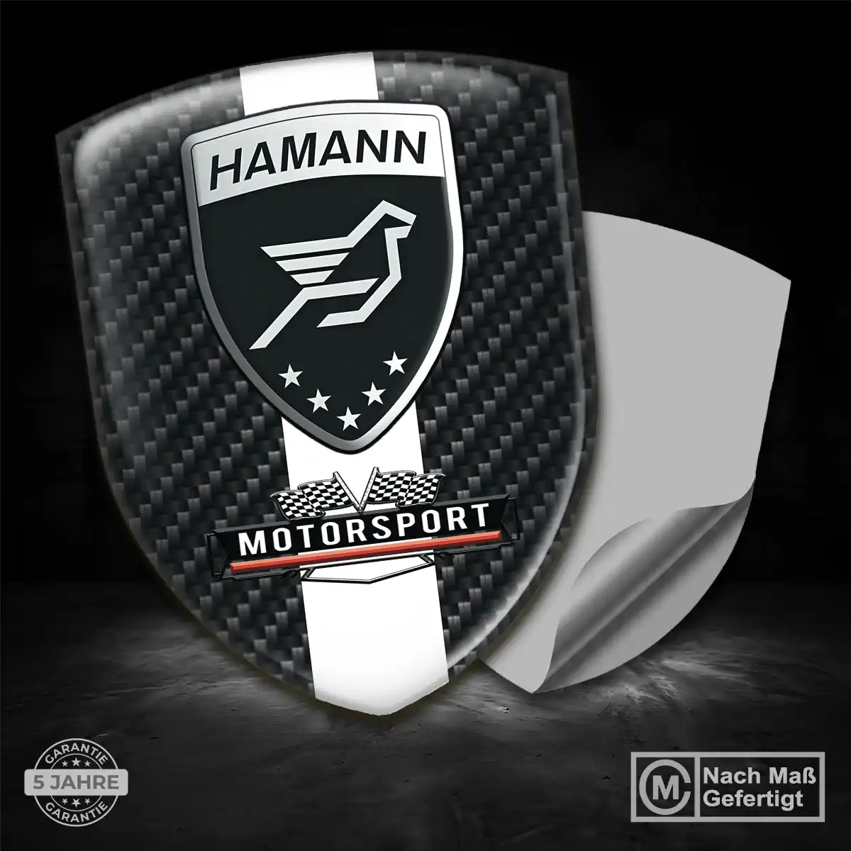 Hamann Wappen Aufkleber Emblem Auto Höchste Qualität
