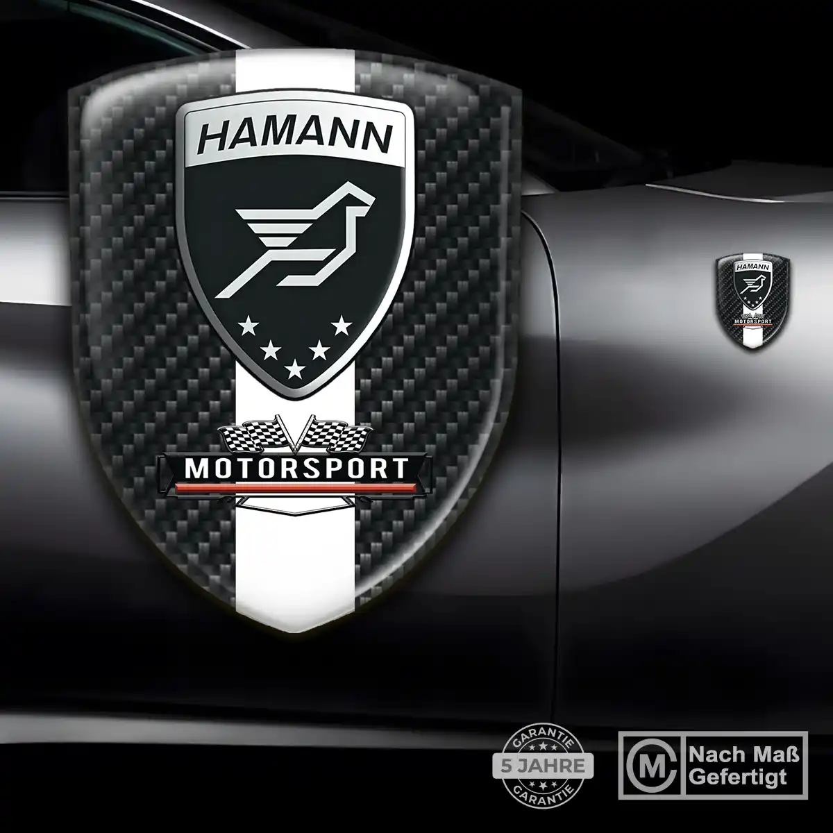 Hamann Wappen Aufkleber Emblem Auto Höchste Qualität
