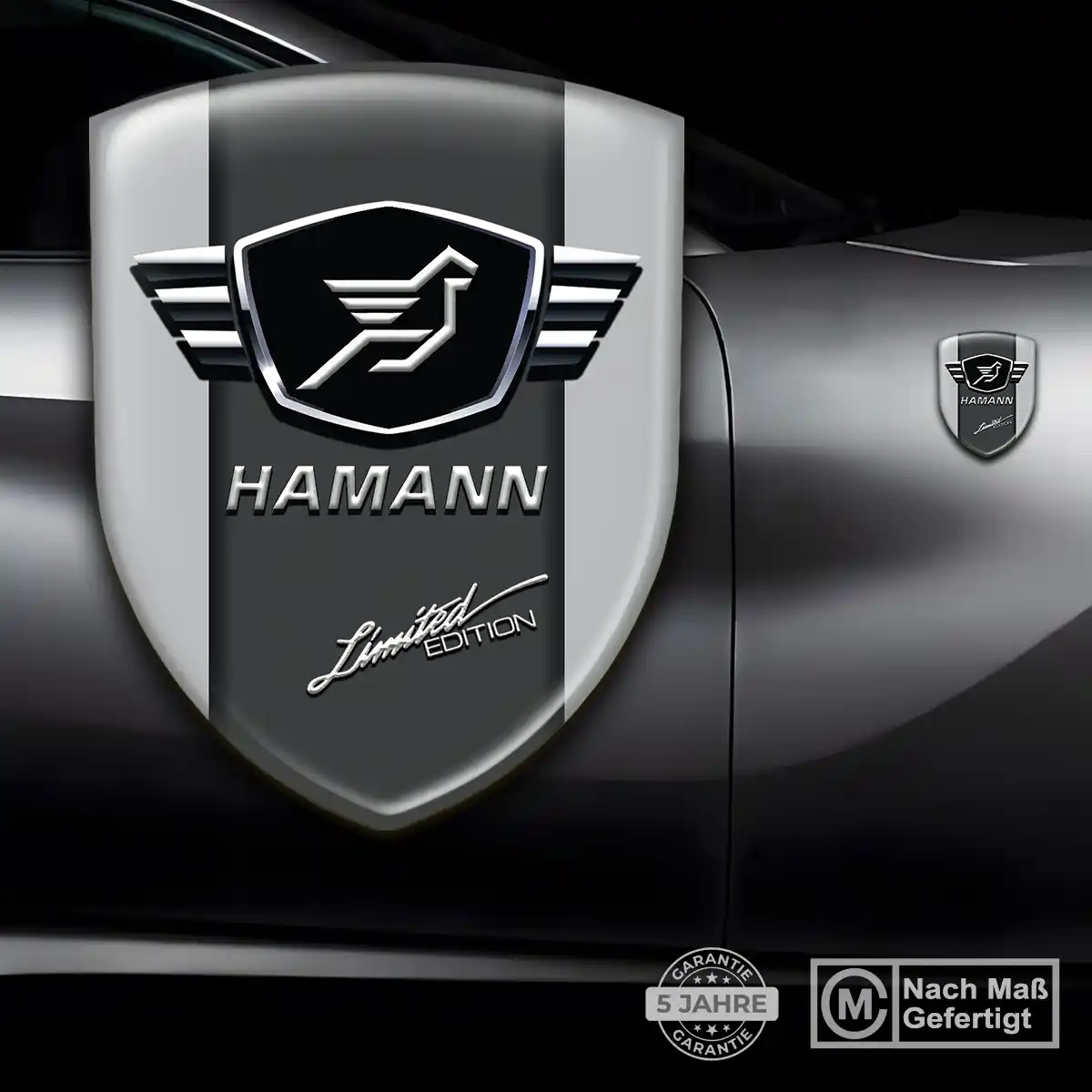 Hamann Wappen Aufkleber Emblem Auto Hohe Qualität