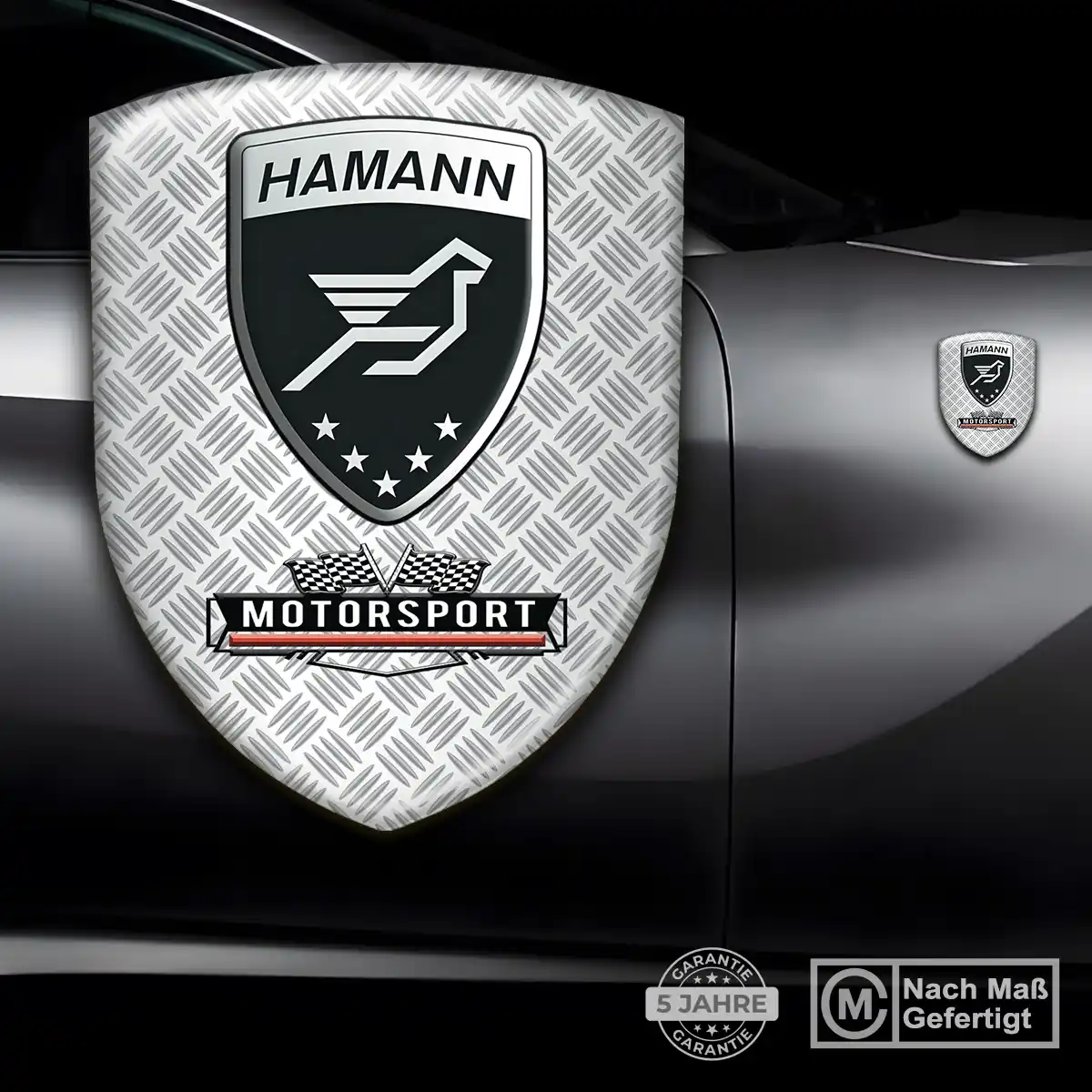 Hamann Wappen Aufkleber Emblem Auto Interieurdesign