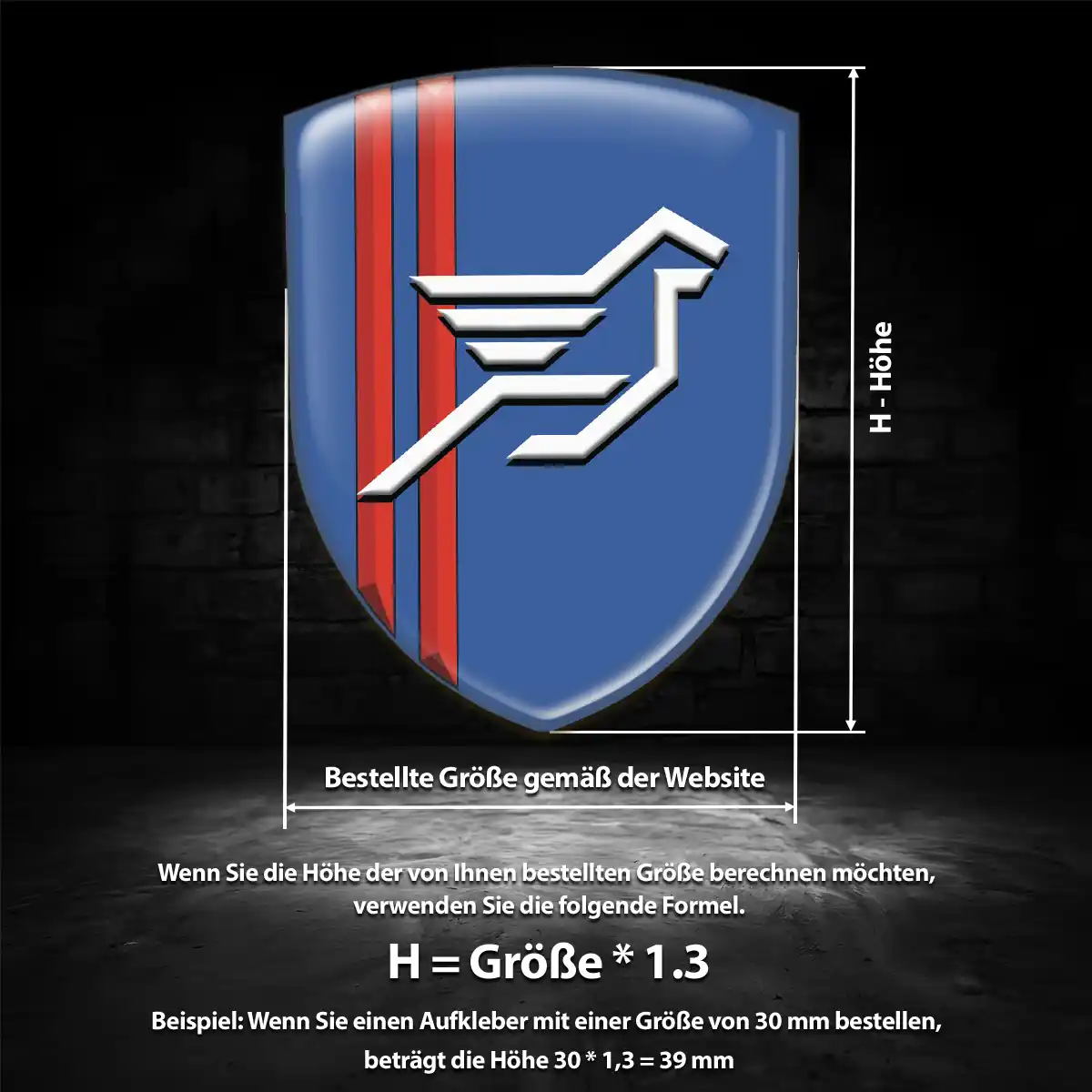 Hamann Wappen Aufkleber Emblem Auto Luxus-Edition