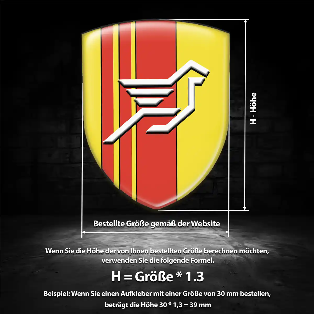 Hamann Wappen Aufkleber Emblem Auto Markenedition