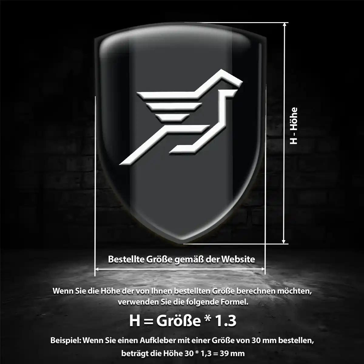 Hamann Wappen Aufkleber Emblem Auto Premium-Edition
