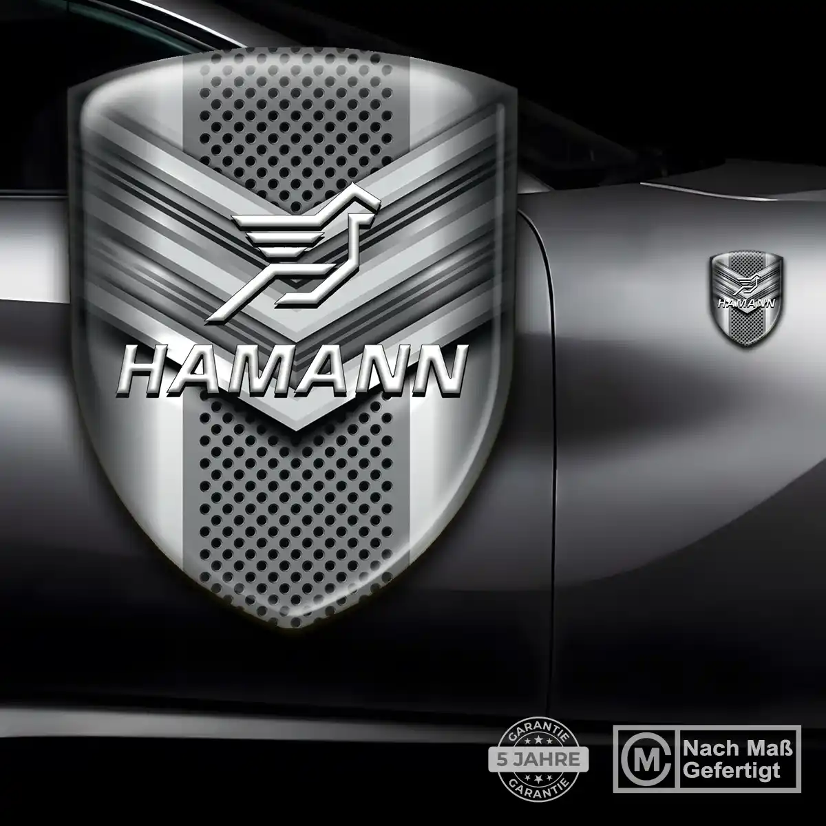 Hamann Wappen Aufkleber Emblem Edles Design