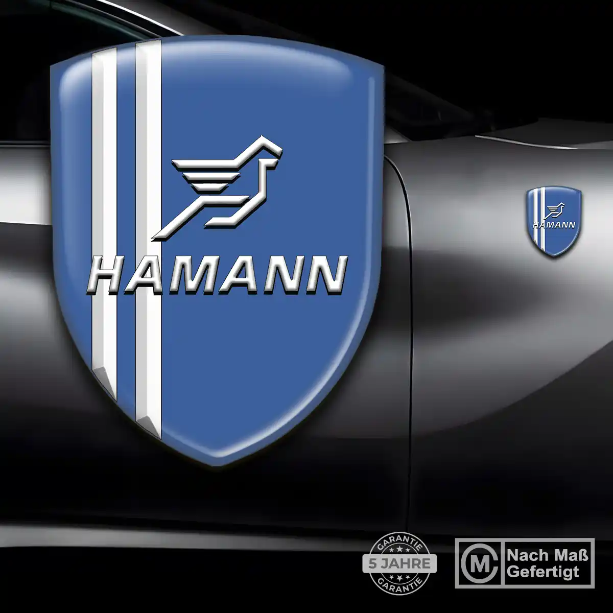 Hamann Wappen Aufkleber Emblem Elegantes Design